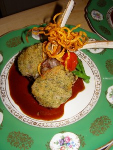 Parmesan crusted lamb